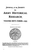 Journal of the Society for Army Historical Research