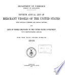 Annual List of Merchant Vessels of the United States Book