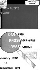Domestic passenger-fare investigation