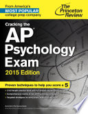 Cracking the AP Psychology Exam  2015 Edition Book