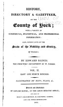 History, Directory & Gazeteer, of the County of York