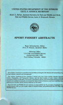 Sport Fishery Abstracts