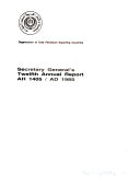Secretary General S Annual Report
