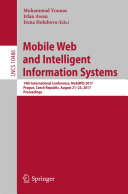 Mobile Web and Intelligent Information Systems Pdf/ePub eBook