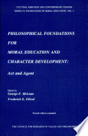 Philosophical Foundations For Moral Education And Character Development