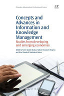 Concepts and Advances in Information Knowledge Management Book