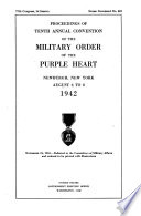 Proceedings of ... Annual Convention of the Military Order of the Purple Heart