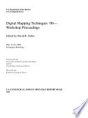 Digital Mapping Techniques  00  Workshop Proceedings