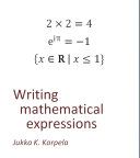 Mathematical Expressions Pdf/ePub eBook