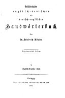 Dictionary of the English and German languages