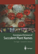 Etymological Dictionary of Succulent Plant Names Pdf/ePub eBook