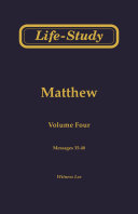 Life-Study of Matthew