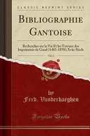 Bibliographie Gantoise Vol 2