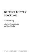 British Poetry Since 1960