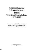 Comprehensive Dissertation Index