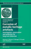 Corrosion of Metallic Heritage Artefacts Book