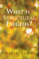 What is Structural Exegesis 
