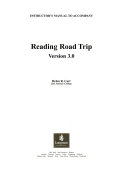 Reading Road Trip CD-ROM Ver 3. 0 Im Sup