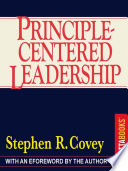 Principle Centered Leadership Book
