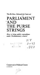 Parliament and the Purse Strings