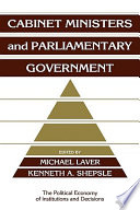 Cabinet Ministers and Parliamentary Government Book