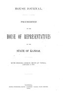 House Journal of the Legislative Assembly of the State of Kansas
