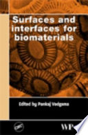 Surfaces and Interfaces for Biomaterials Book