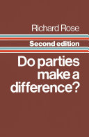 Do Parties Make a Difference?