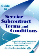 Guide to Service Subcontract Terms and Conditions Book