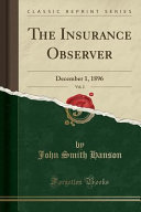 The Insurance Observer, Vol. 2