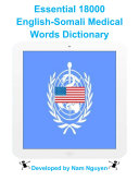 Essential 18000 Medical Words Dictionary In English-Somali