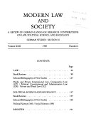 Modern Law and Society