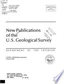 New Publications of the Geological Survey Book