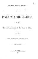 Annual Report of the Board of State Charities to the Governor of the State of Ohio for the Year