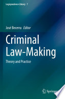 Criminal Law Making