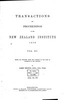 Transactions and proceedings of the New Zealand Institute