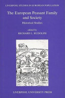 The European Peasant Family and Society