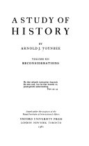 A Study of History  Reconsiderations Book