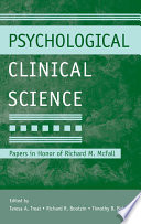 Psychological Clinical Science Book
