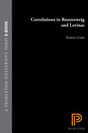 Correlations in Rosenzweig and Levinas