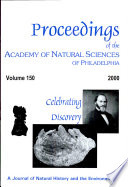 Proceedings of The Academy of Natural Sciences  Vol  150  2000 
