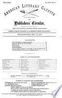 American Literary Gazette and Publishers' Circular