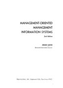 Management-oriented Management Information Systems
