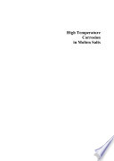 High Temperature Corrosion in Molten Salts
