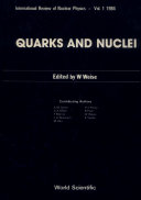 Quarks and Nuclei