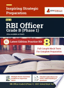 RBI Grade B Prelims  Phase 1   Vol 2  2021   Preparation Kit of 8 Full length Mock Tests