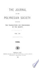 Journal of the Polynesian Society Book