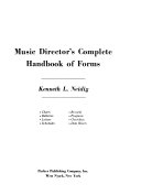 Music Director's Complete Handbook of Forms