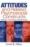 Attitudes and Related Psychosocial Constructs