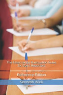 The Essential 99 Punctuation Rules for Court Reporters Book